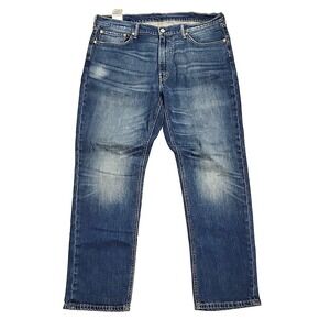 Levi's 541 Original Baggy Washed Out Denim Stretch Whiskered Jeans Men's 38x32